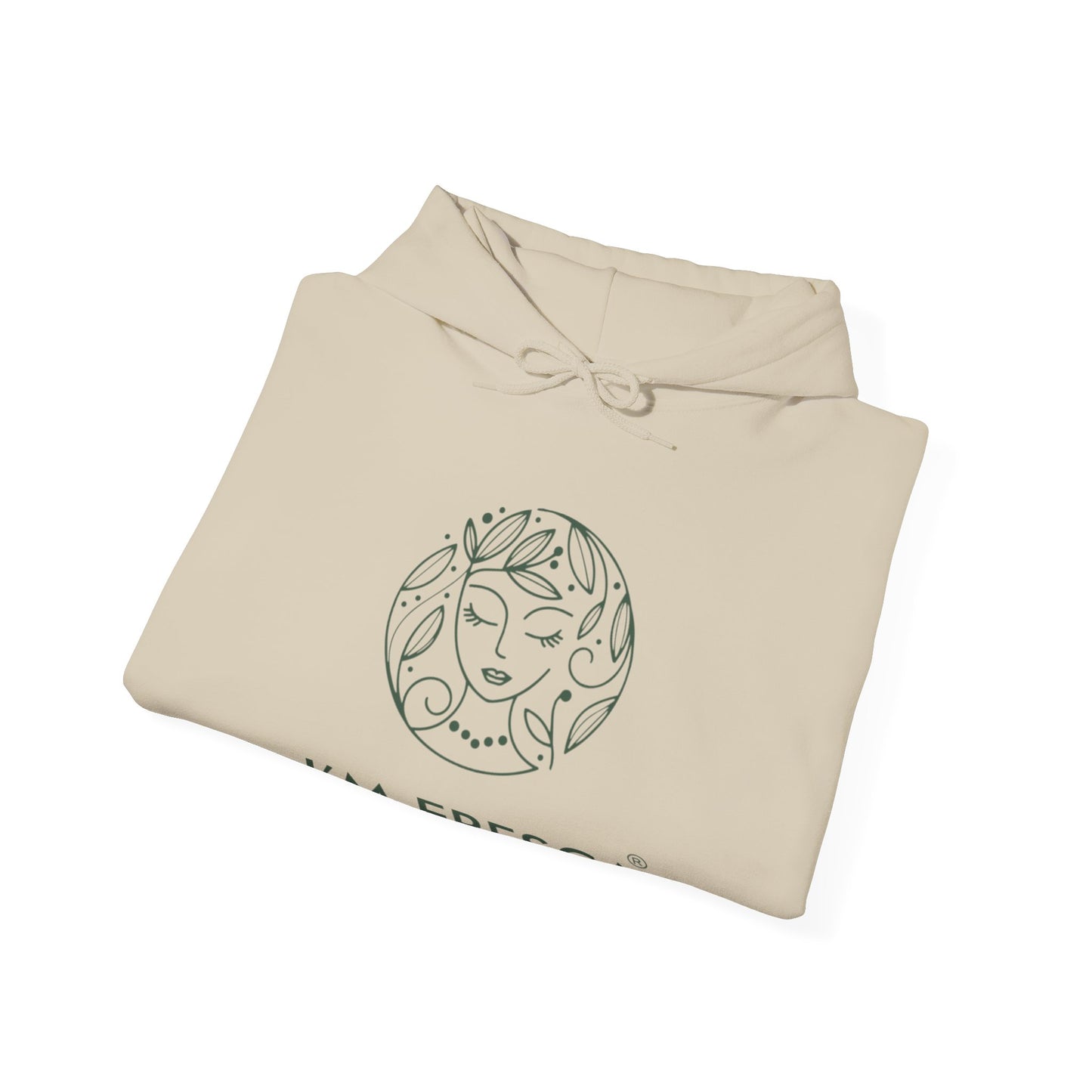 I'M FRESCA®️ Heavy Blend™ Hooded Sweatshirt *Earth Green Logo*