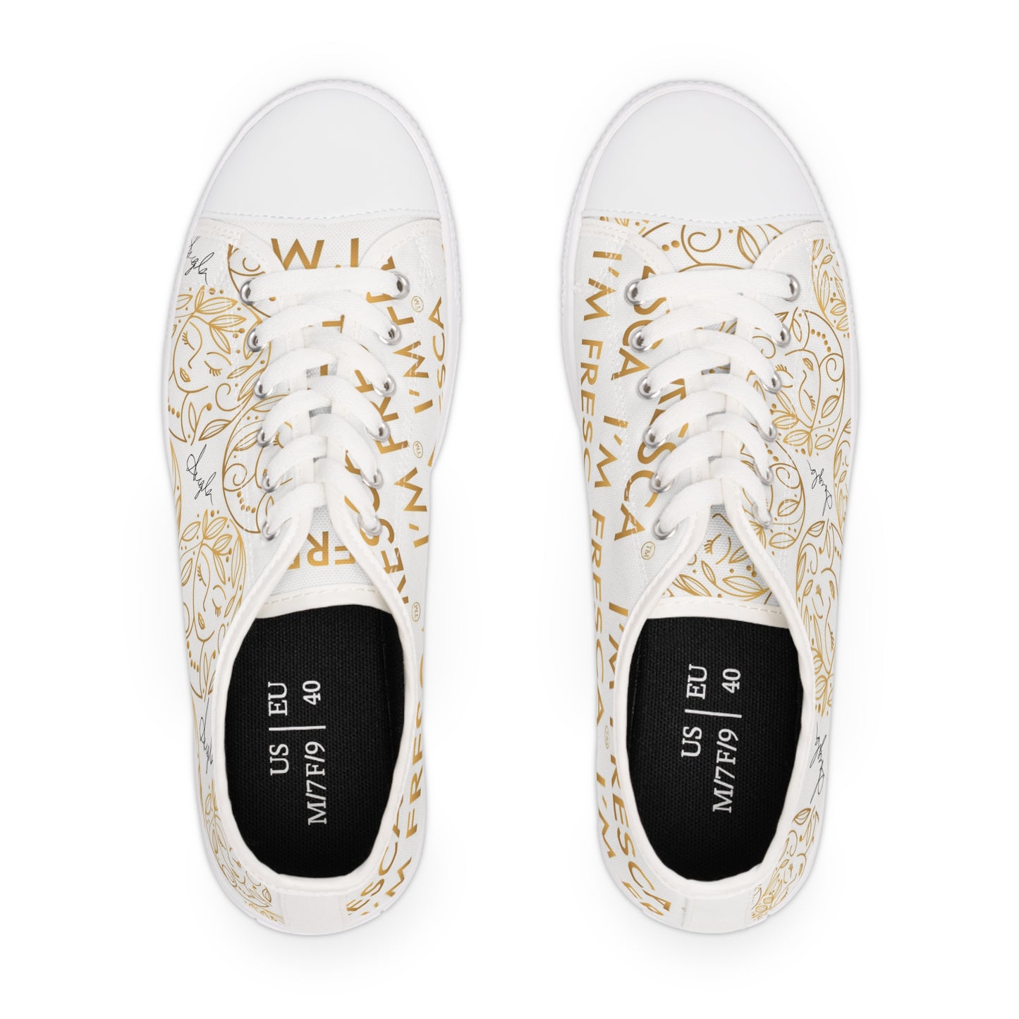 I'M FRESCA®️ *SIGNATURE EDITION* Women's Low Top Sneakers